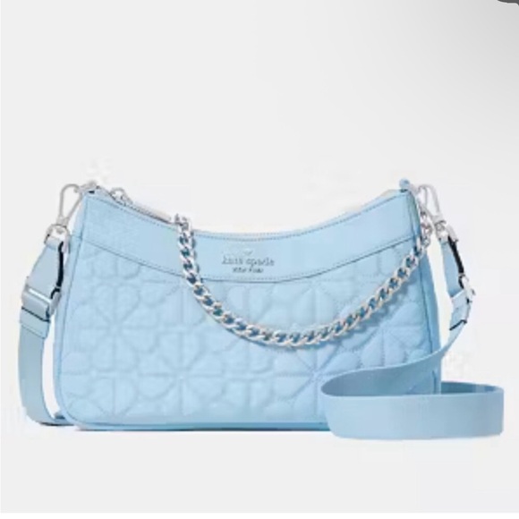 Kate Spade Sky Blue Chain Shoulder Bag - Picture 1 of 8